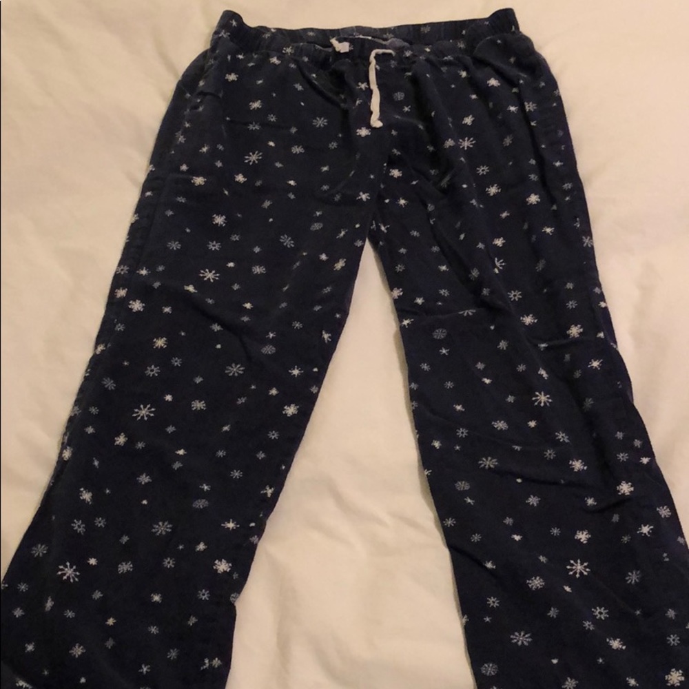 Old Navy Snowflake PJs